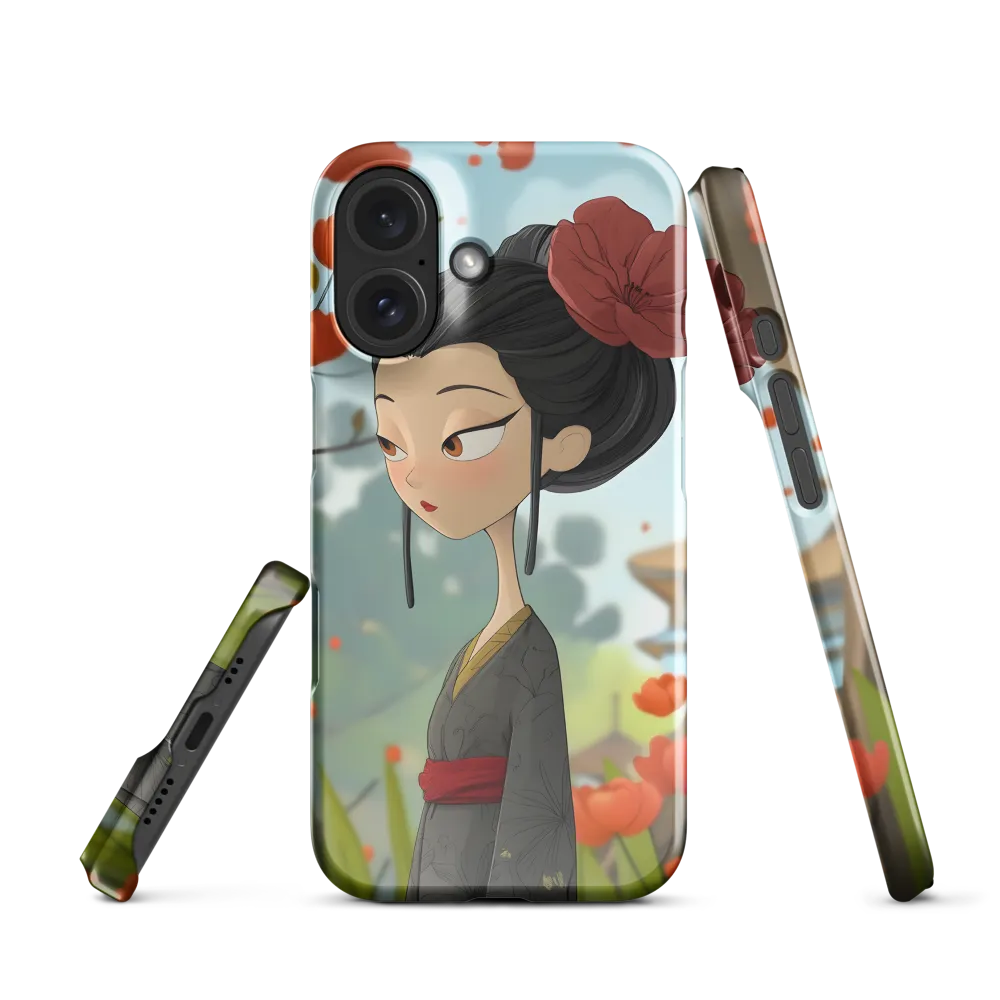 Pensive Kimono Girl 
 iPhone 13 Pro Max | Tough Case
