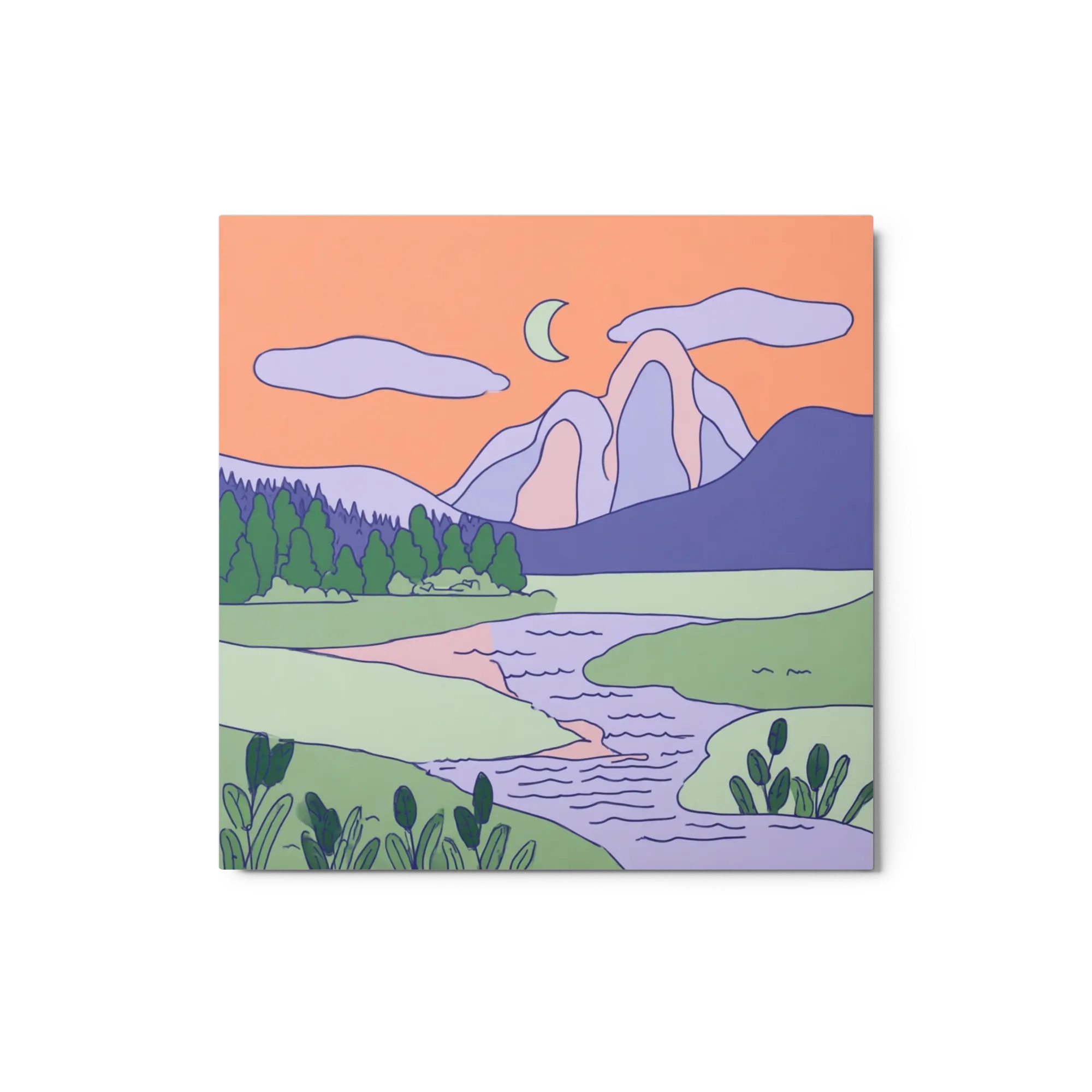 Lavender Valley Sunset