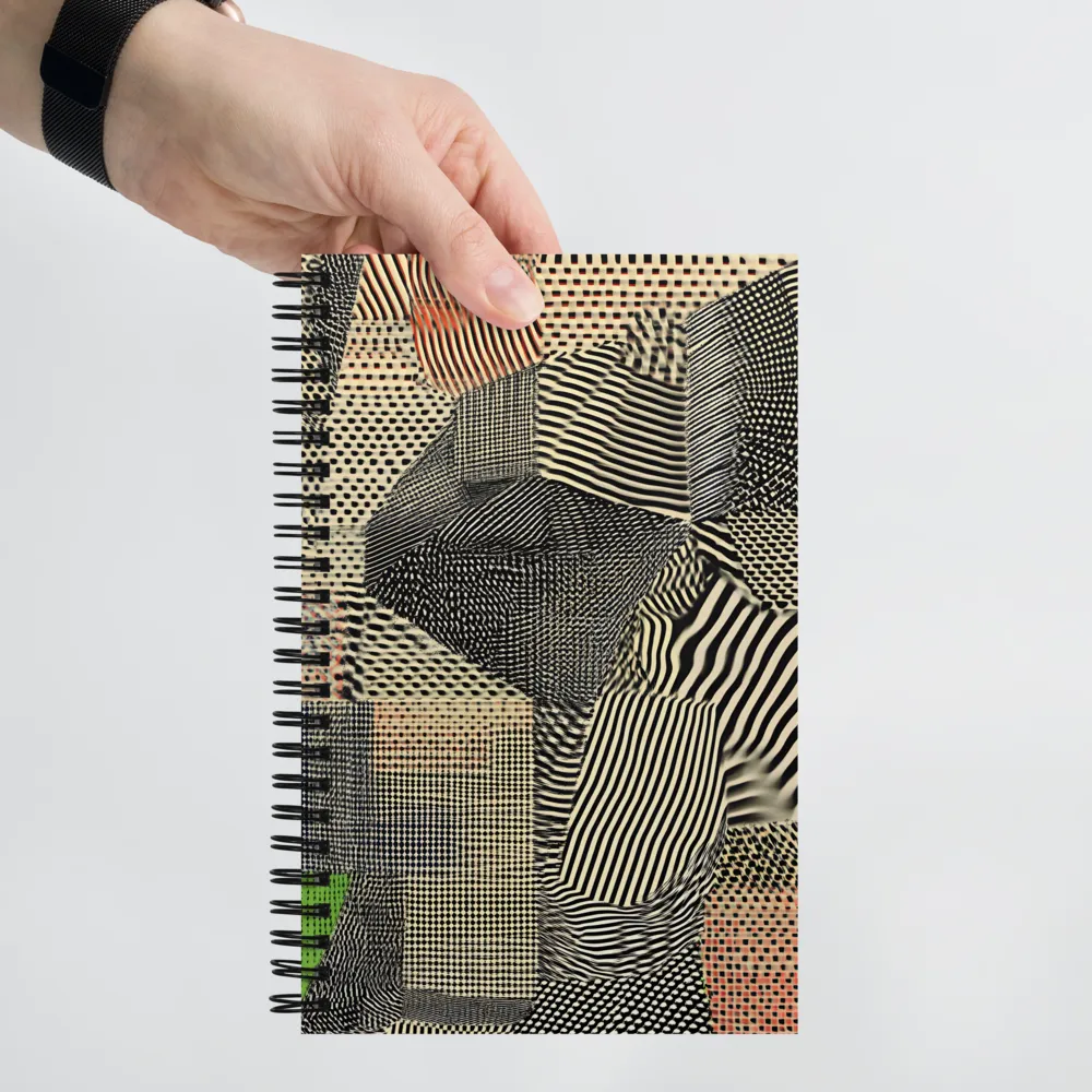 Optical Illusion Patterns 
 Spiral Notebook | 140 pages