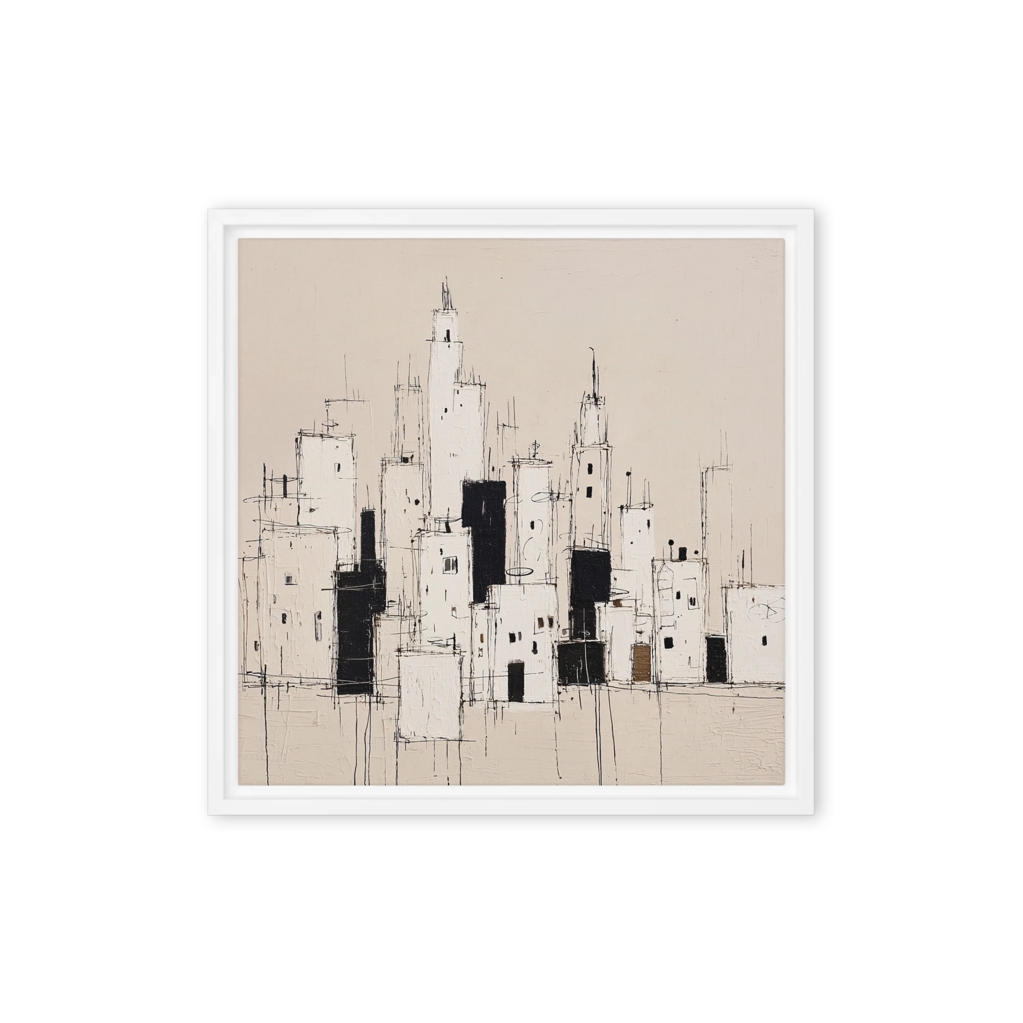 Minimalist Urban Horizon | Art Print
