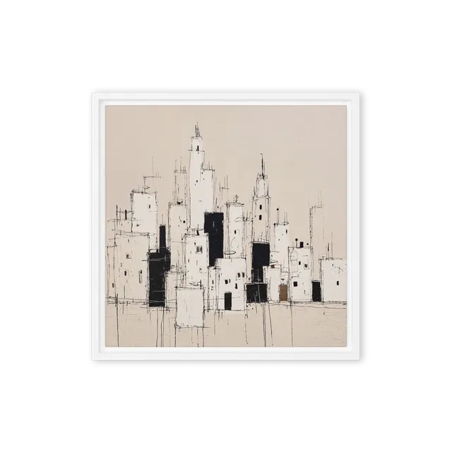 Minimalist Urban Horizon | Art Print