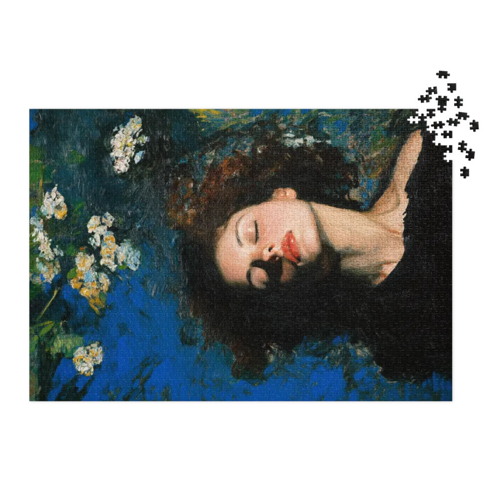 Portrait of a Woman with Flowers