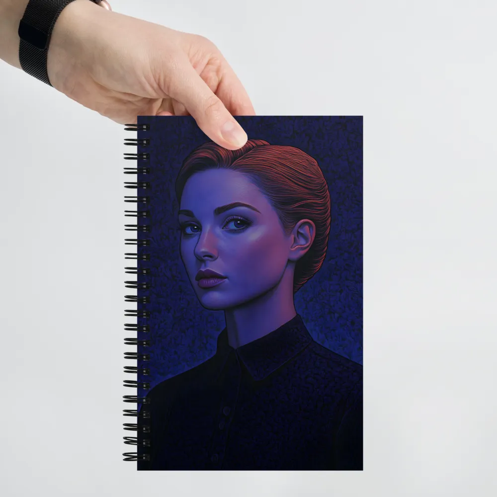 Ultraviolet Gaze 
 Spiral Notebook | 140 pages