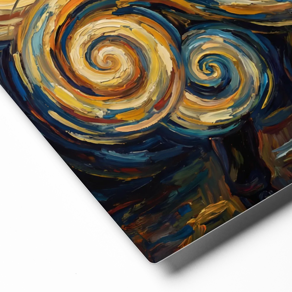 Celestial Musician's Melody 
 Canvas with Brown Frame