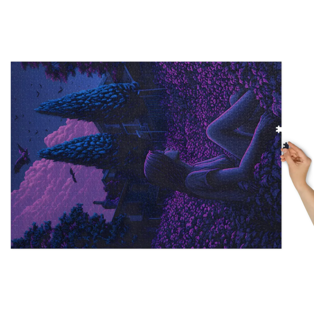 Noturno em Violeta 
 Puzzle em caixa de metal