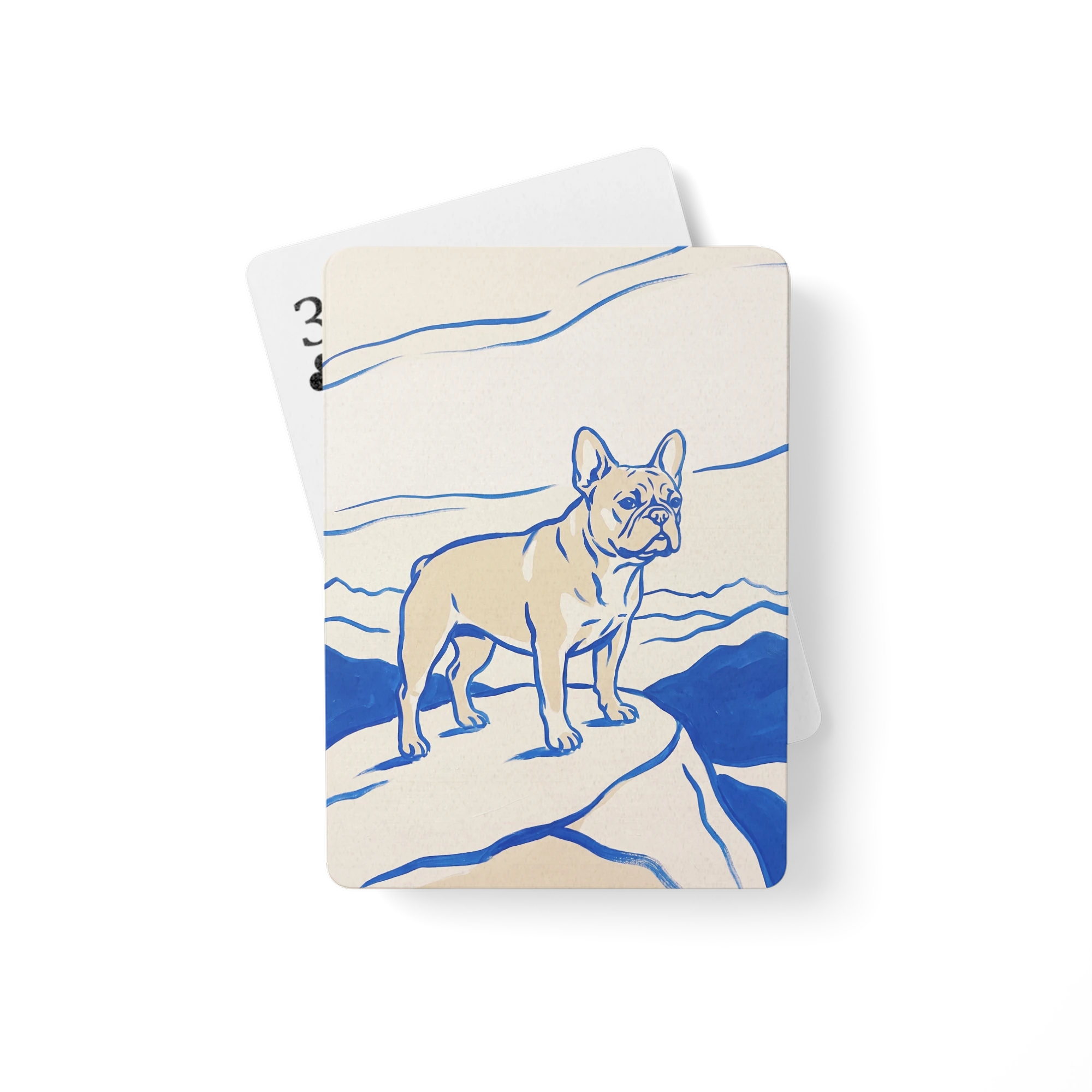 Mountain — Cobalt Line — Playing Cards