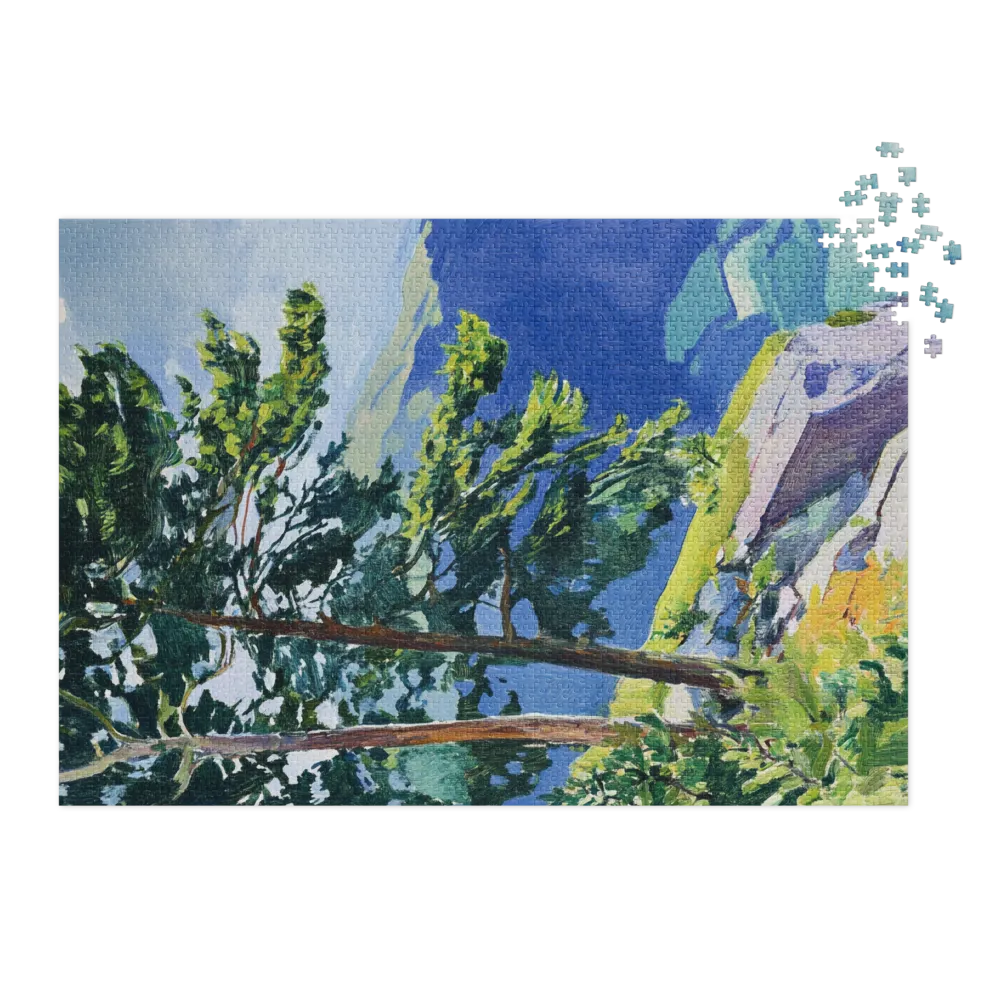 Pins sur la Falaise 
 Puzzle en boite metallique
