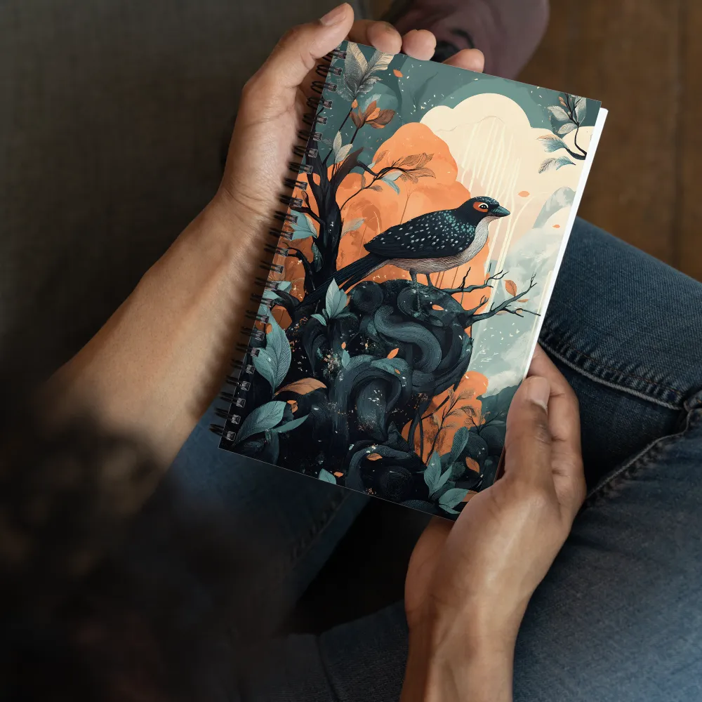 Whispers of the Tealwood Forest 
 Spiral Notebook | 140 pages