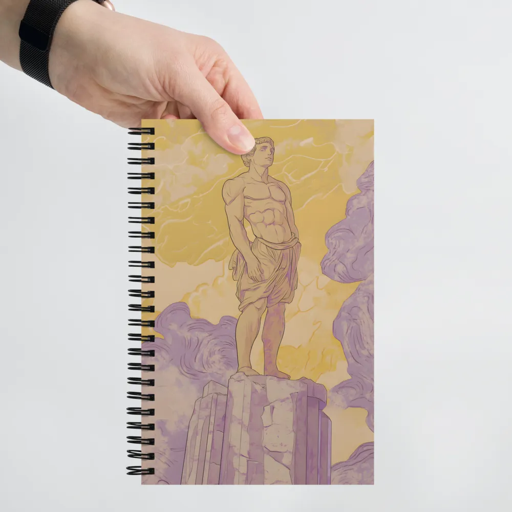 Ascension in Ochre and Lilac 
 Spiral Notebook | 140 pages