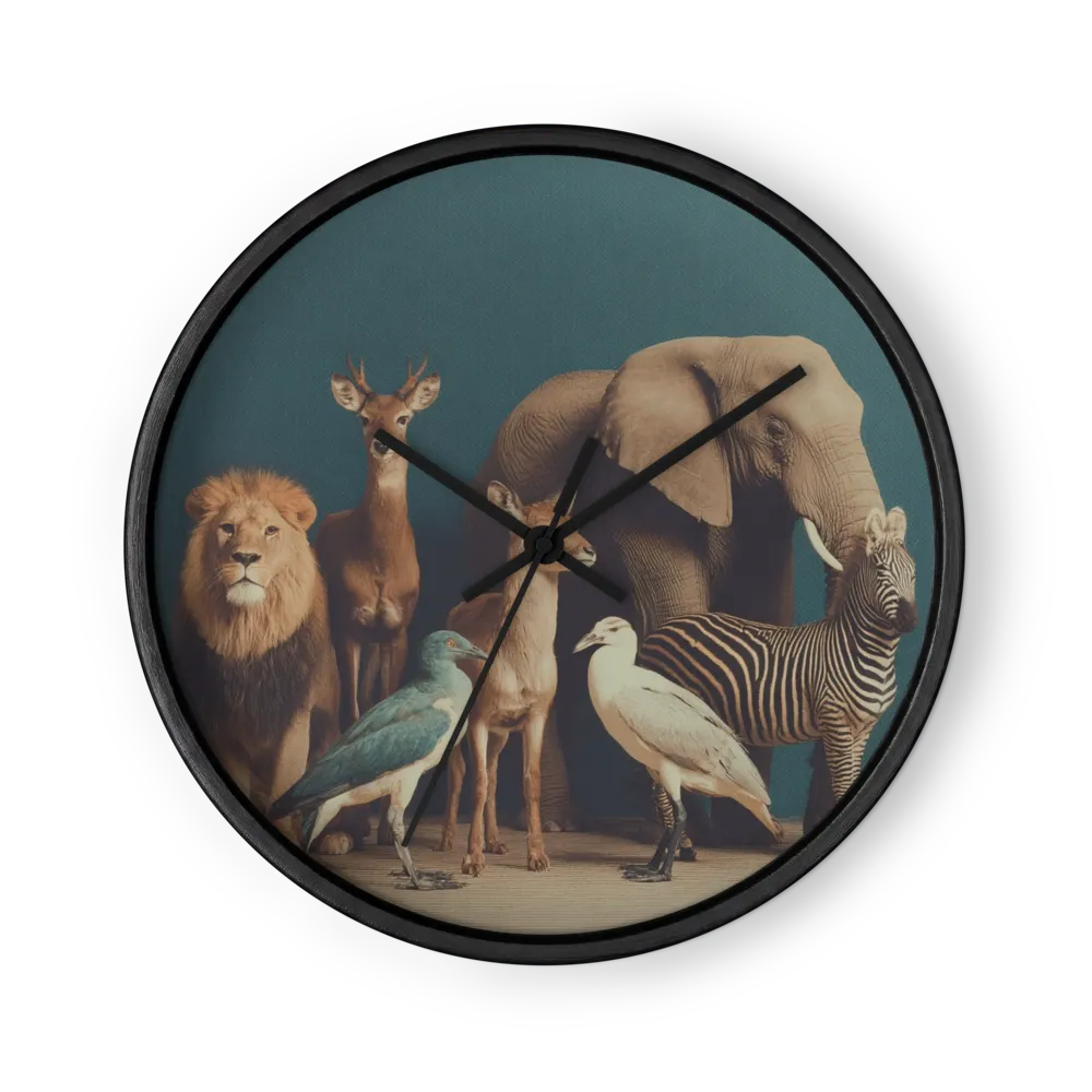 The Assembly of Beasts | Wall Clock