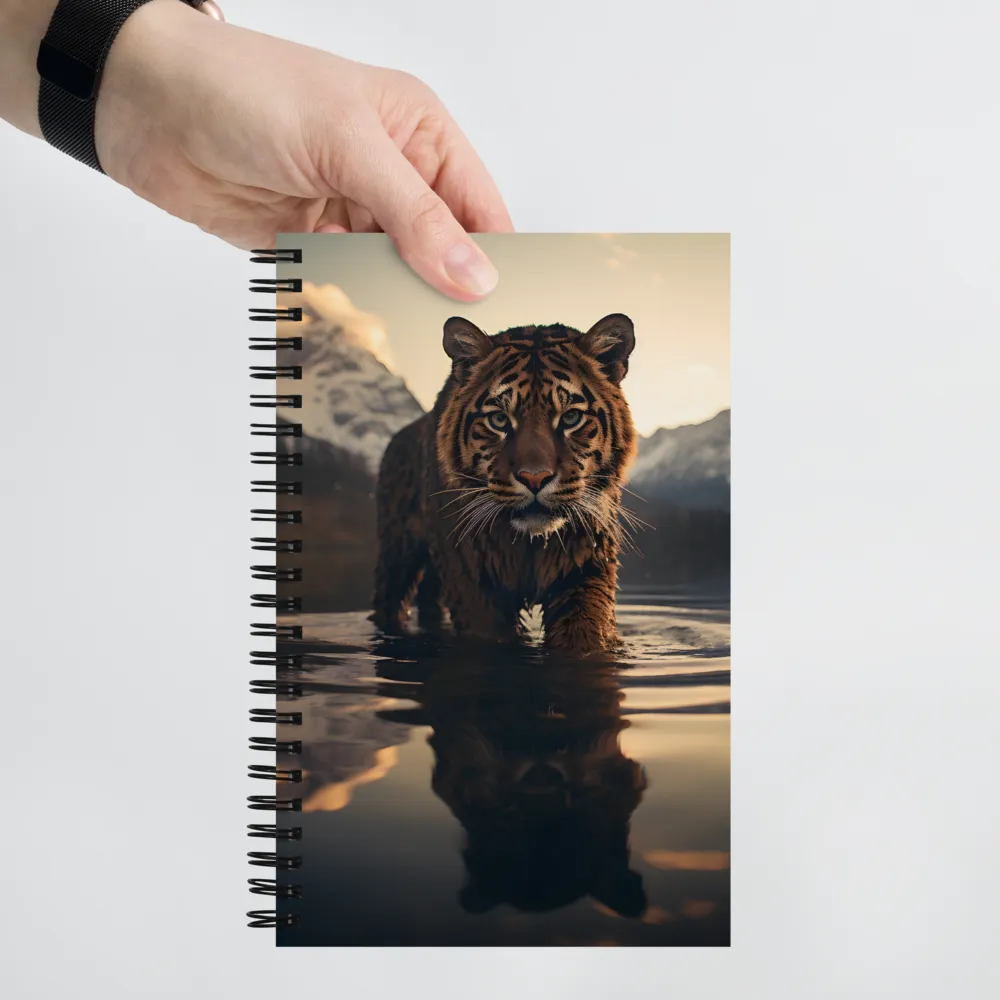 Majestic Reflection: The Tiger's Domain