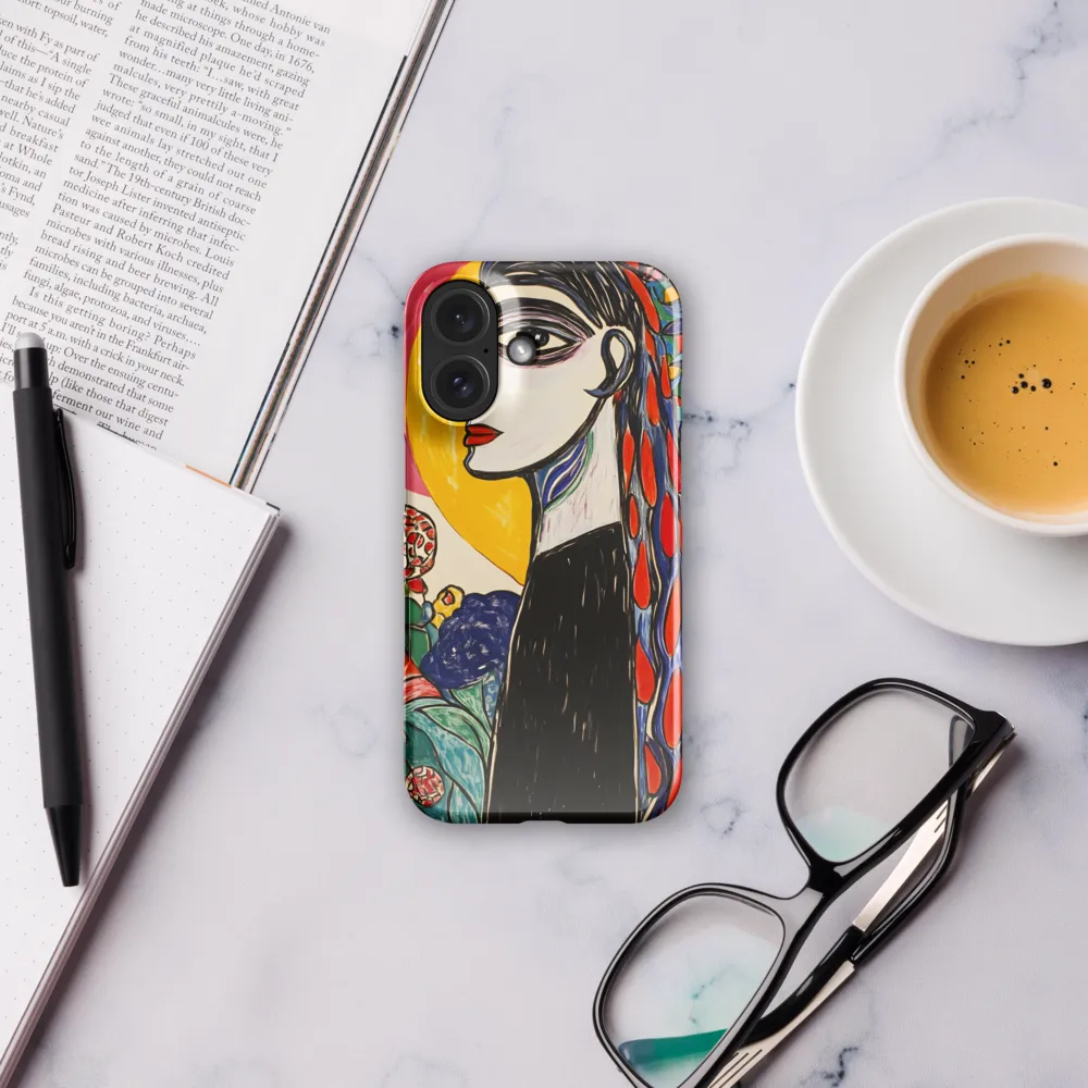 Colorful Abstract Profile 
 Samsung Galaxy S23 | Snap Case
