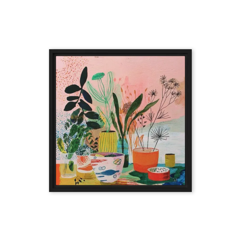 Botanical Whimsy Still Life 
 Canvas | 32″x 32″