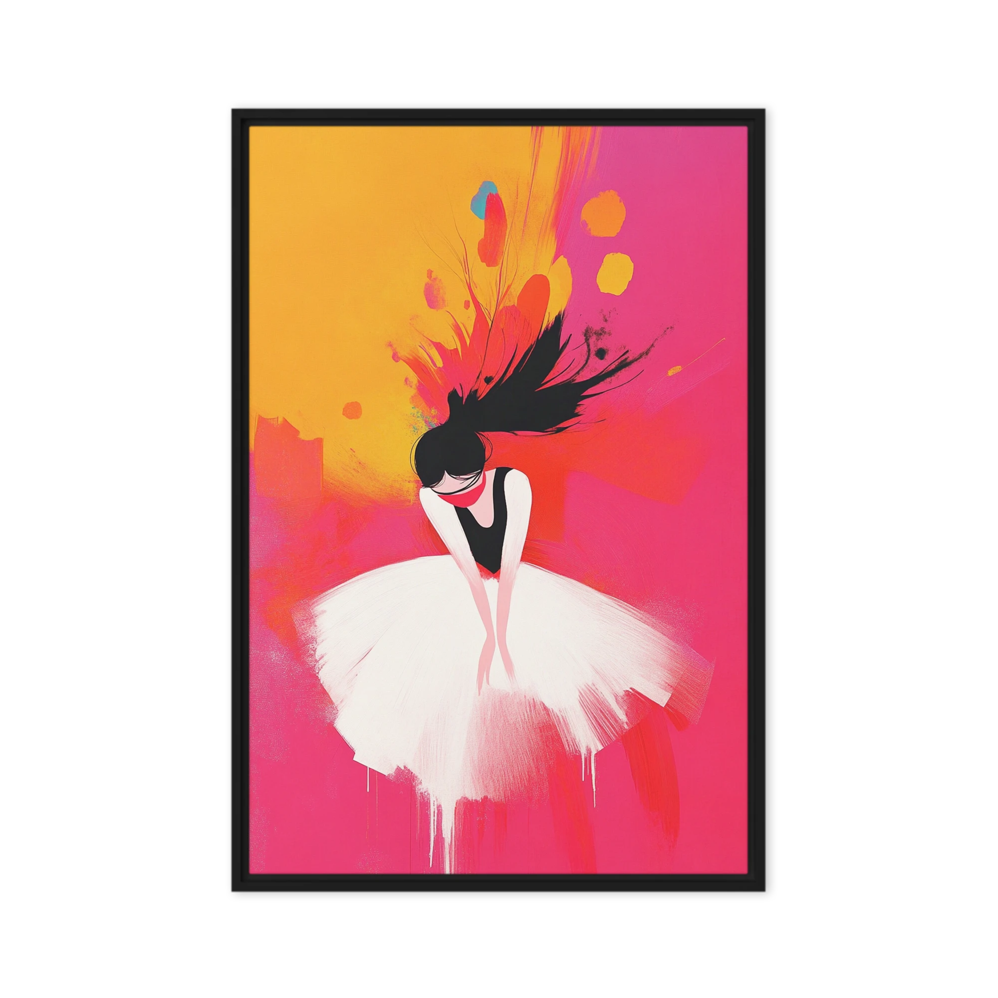 Abstract Ballerina Dance Art