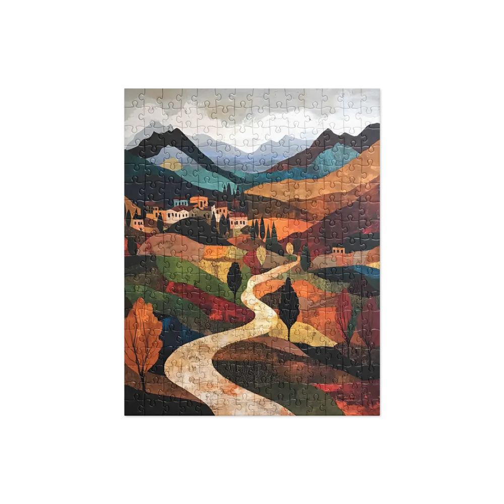 Tuscan Village Collage 
 Jigsaw Puzzle