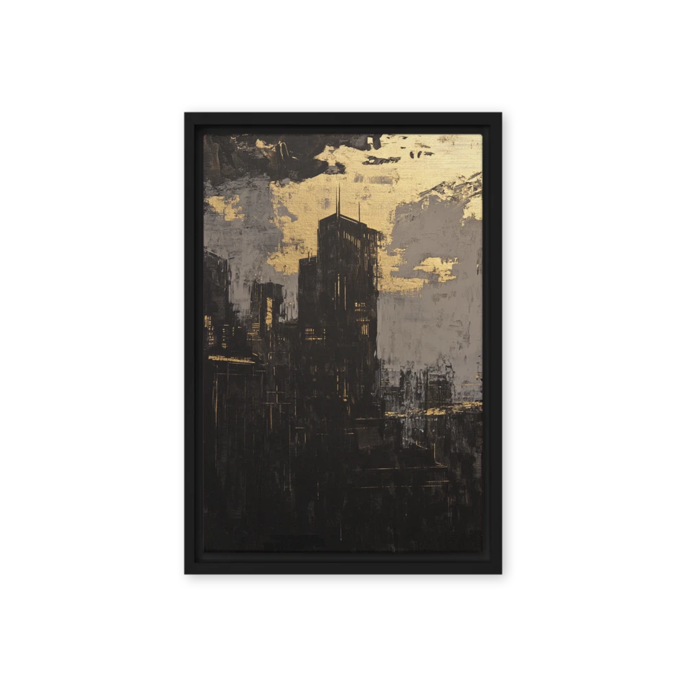 Gilded Urban Canvas | Art Print