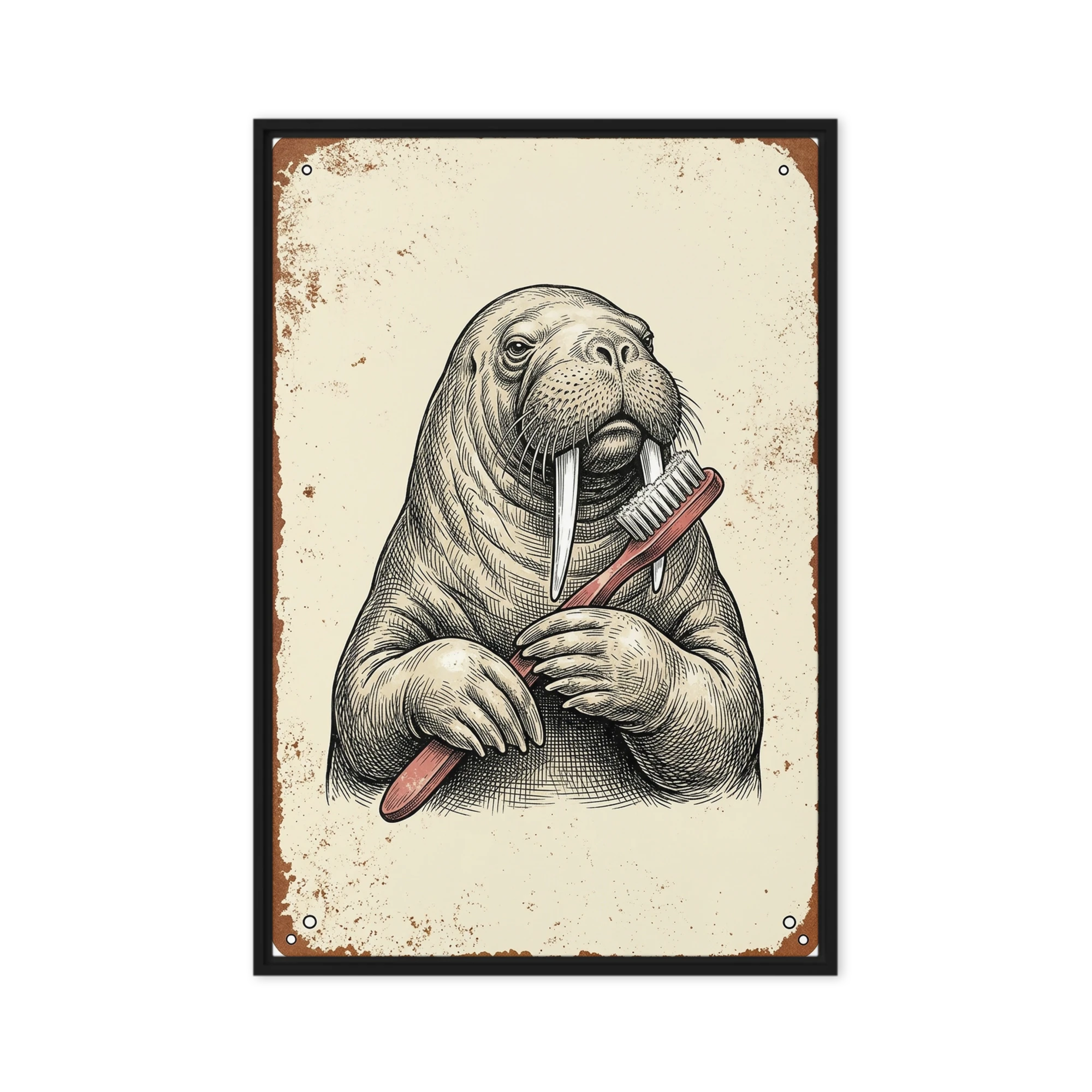 The Walrus's Dental Routine
