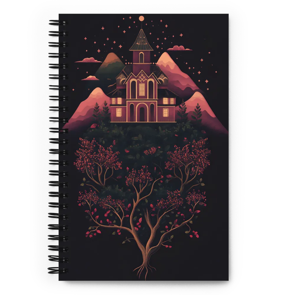 Enchanted Nightfall Manor 
 Spiral Notebook | 140 pages