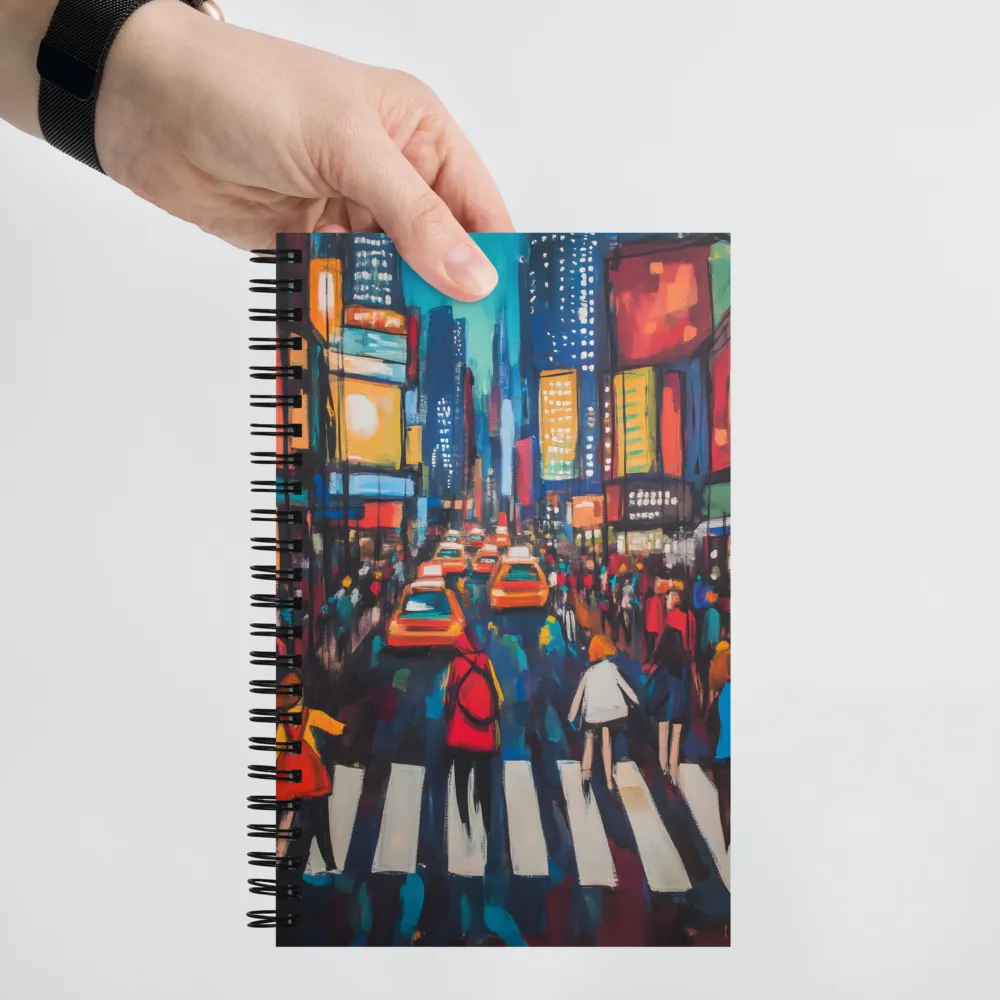 Vibrant City Night 
 Spiral Notebook | 140 pages
