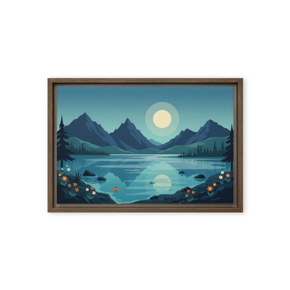 Tranquil Mountain Lake