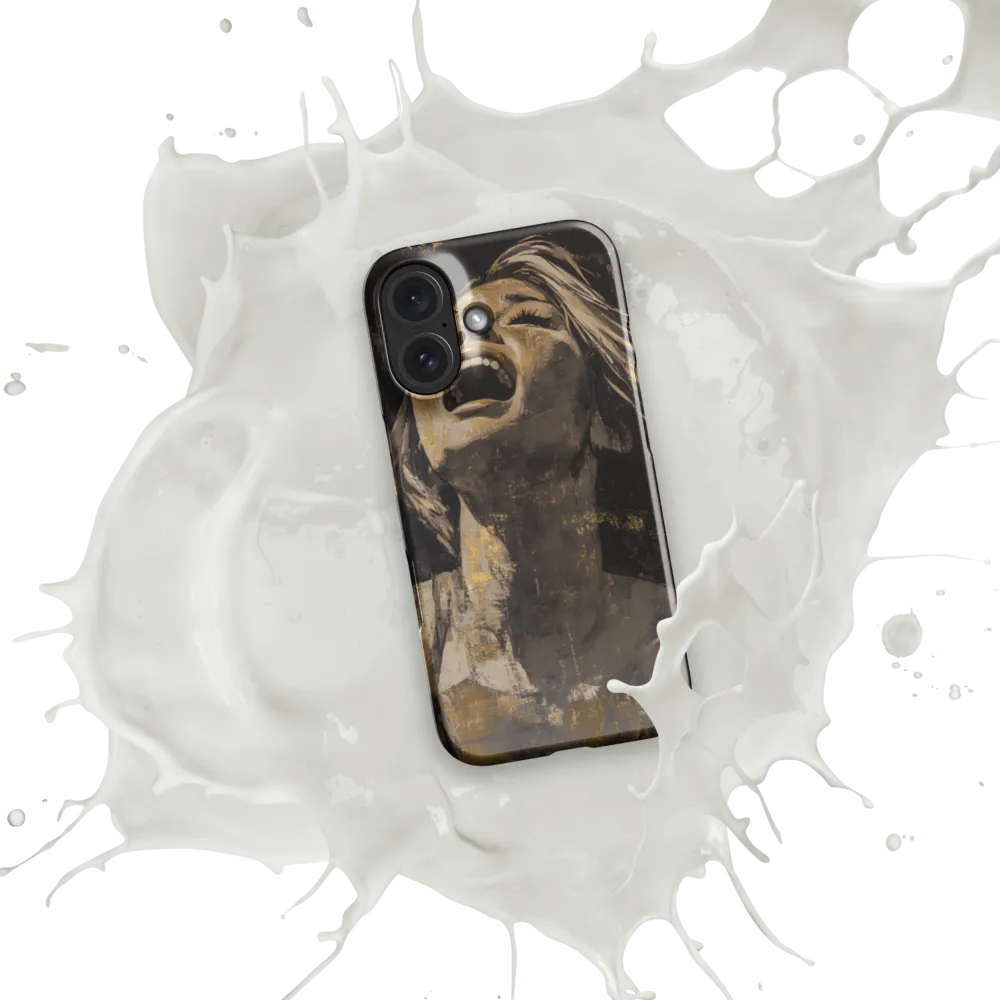 Golden Scream 
 iPhone 14 Plus | Tough Case
