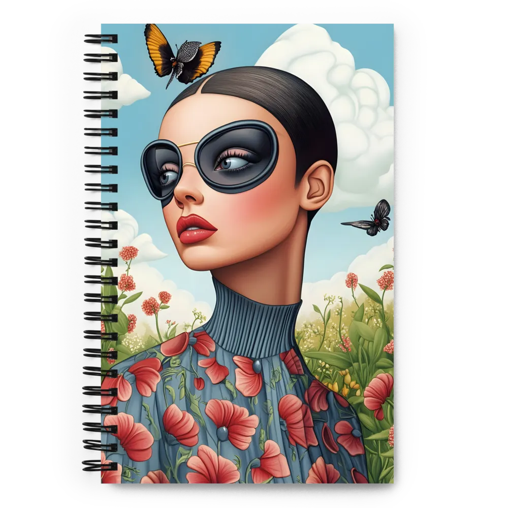 Gaze in Bloom 
 Spiral Notebook | 140 pages