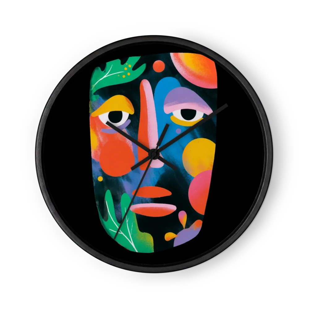 Chromatic Mask | Wall Clock