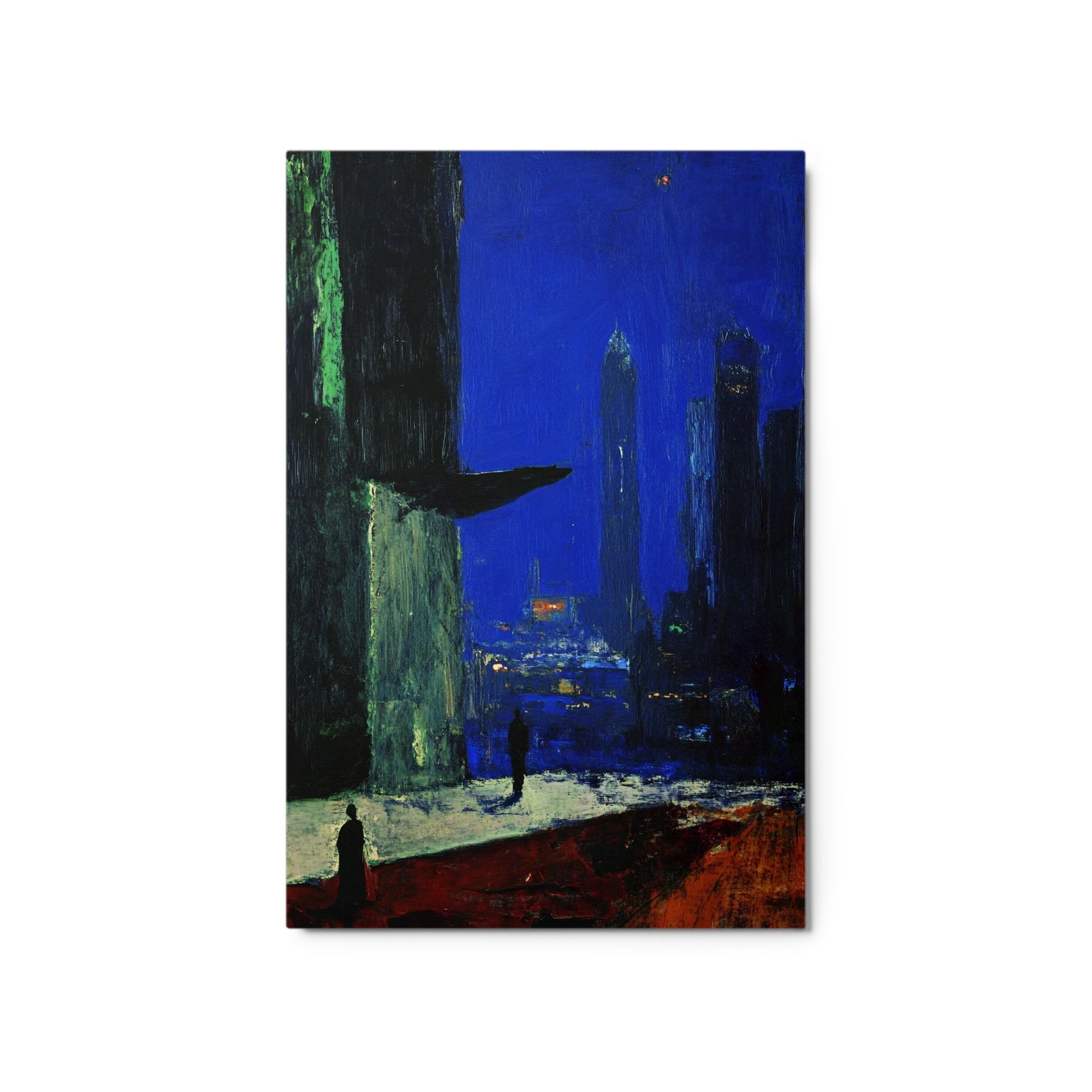 Abstract Night Cityscape