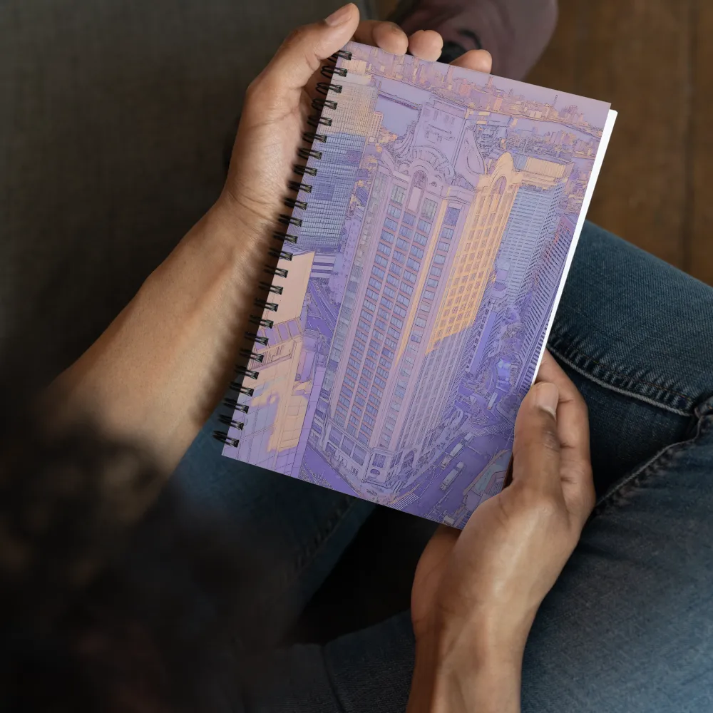 Twilight Urban Vista 
 Spiral Notebook | 140 pages