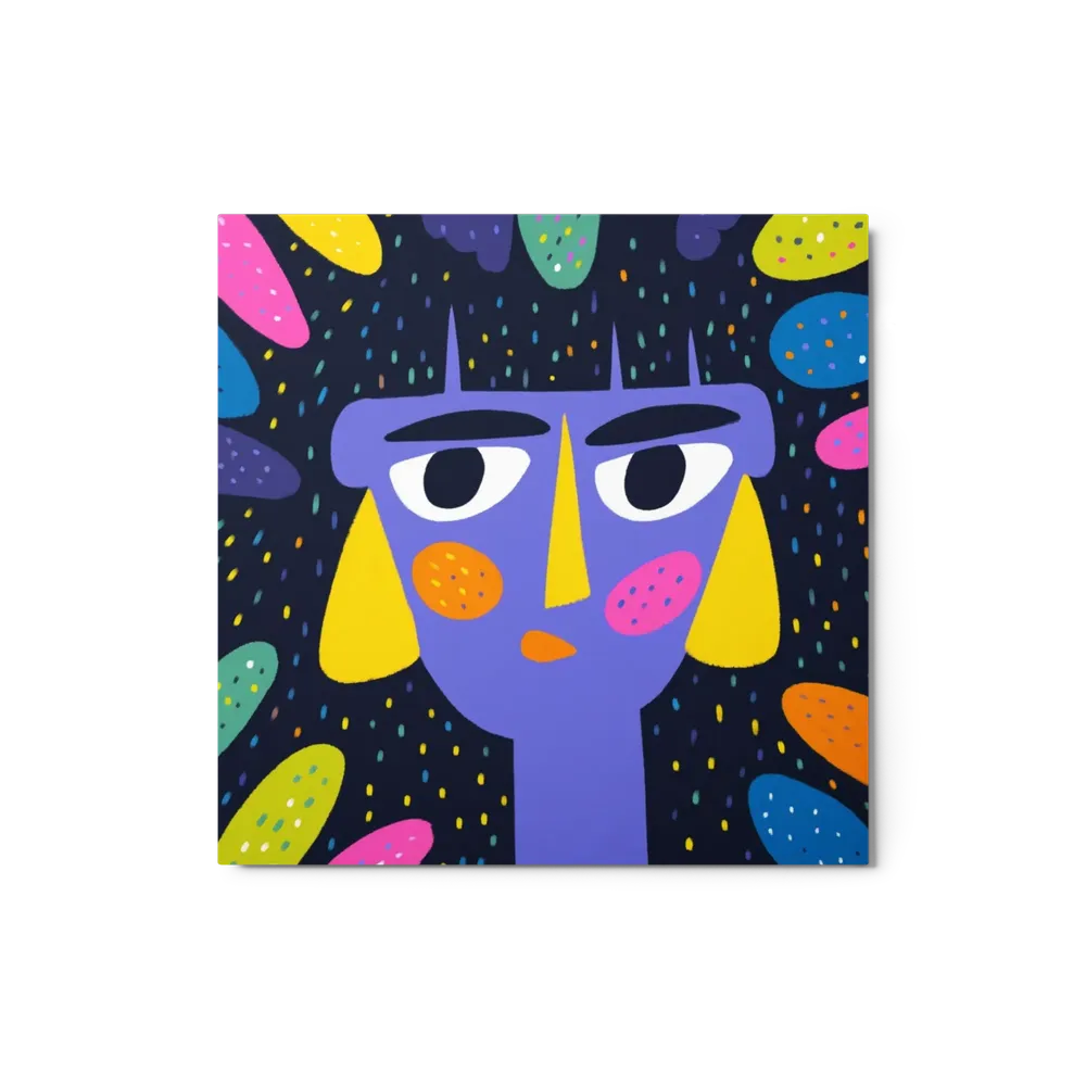 Stylized Purple Portrait | Art Print