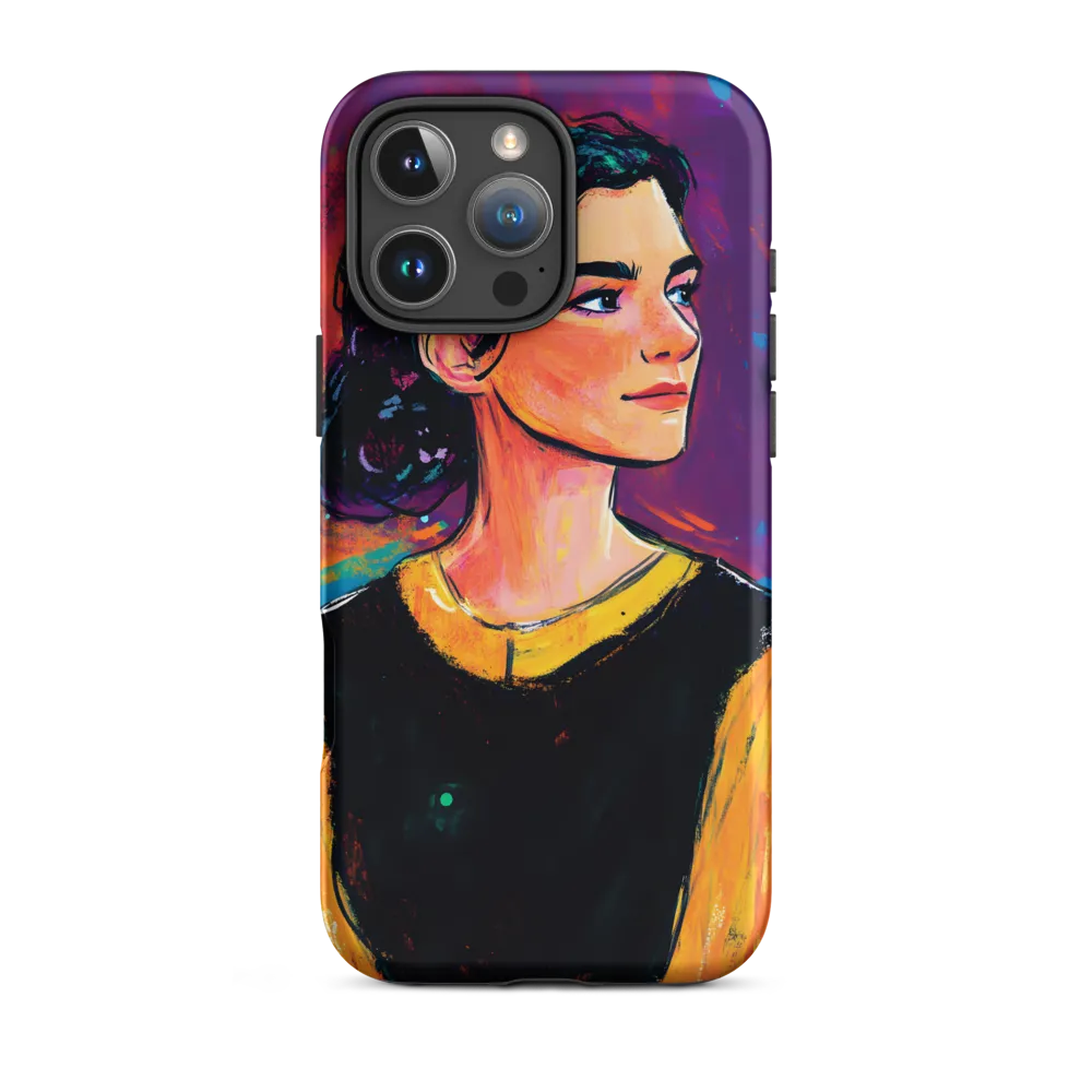 Portrait of a Woman in Yellow | Phone Case