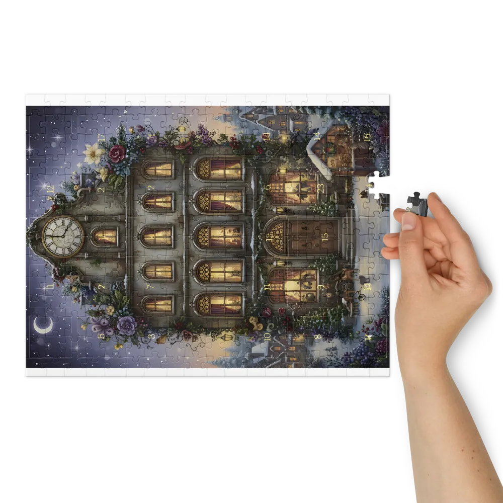 Midnight Advent House | Jigsaw Puzzles