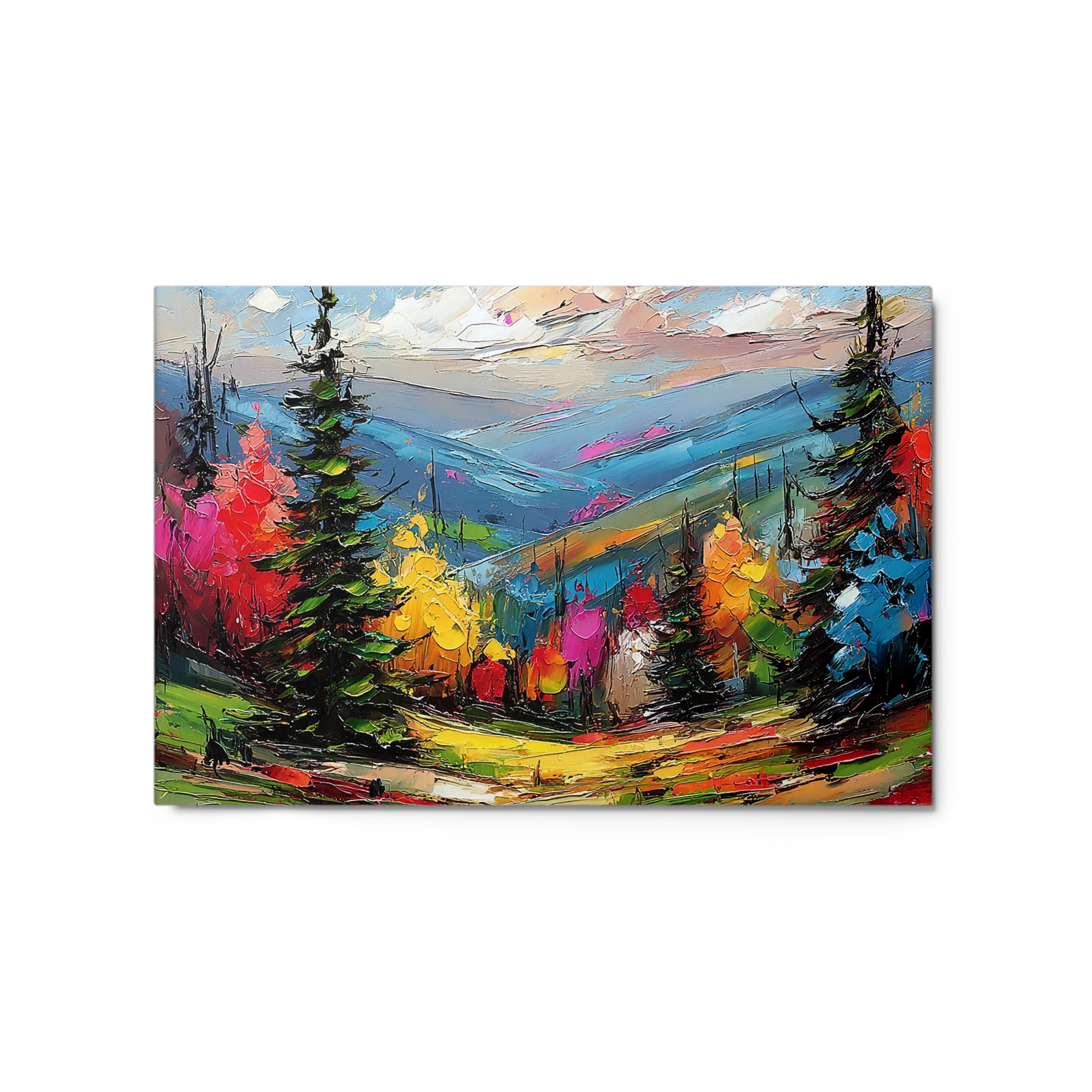 Vibrant Mountain Pines