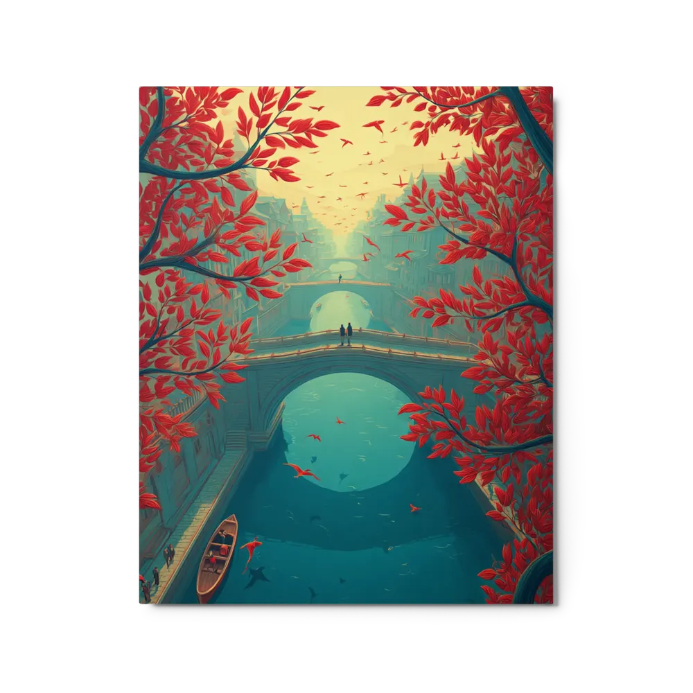 Crimson Canal | Art Print
