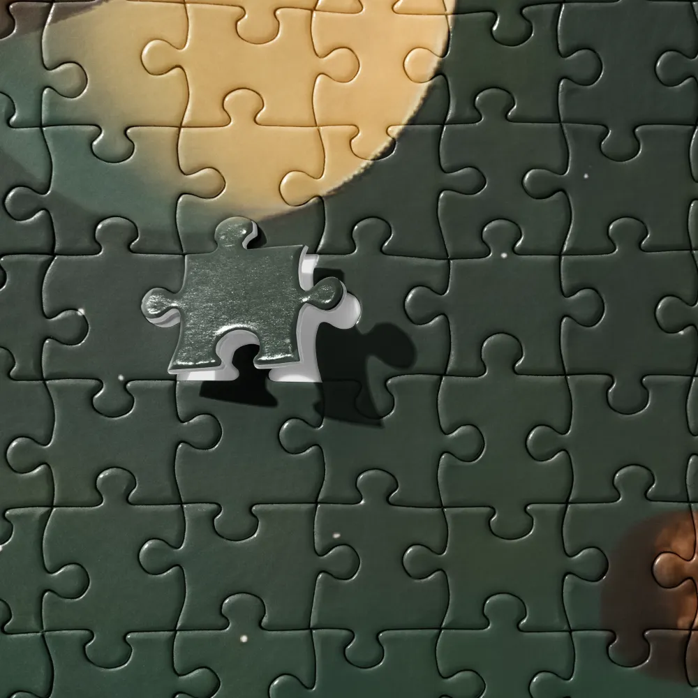 Retro Space Odyssey 
 Jigsaw Puzzle in Tin Box