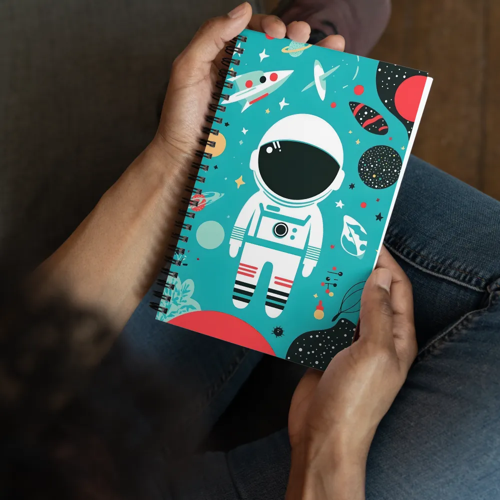 Little Astronaut's Space Adventure 
 Spiral Notebook | 140 pages