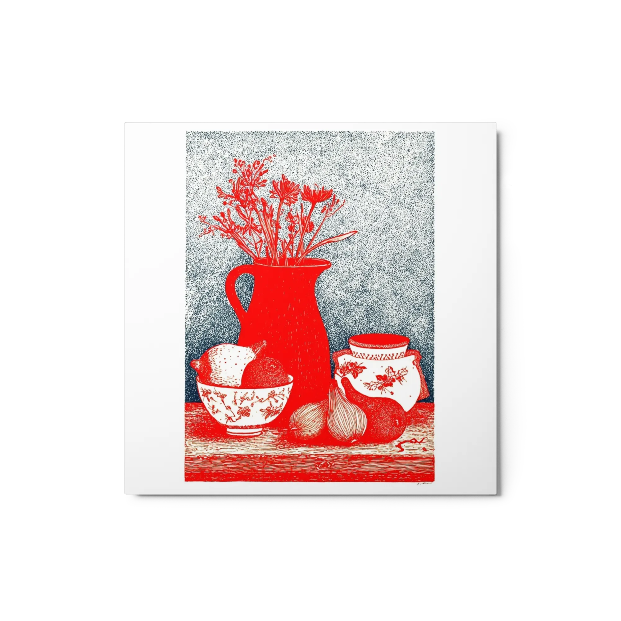Red Vase Still Life
