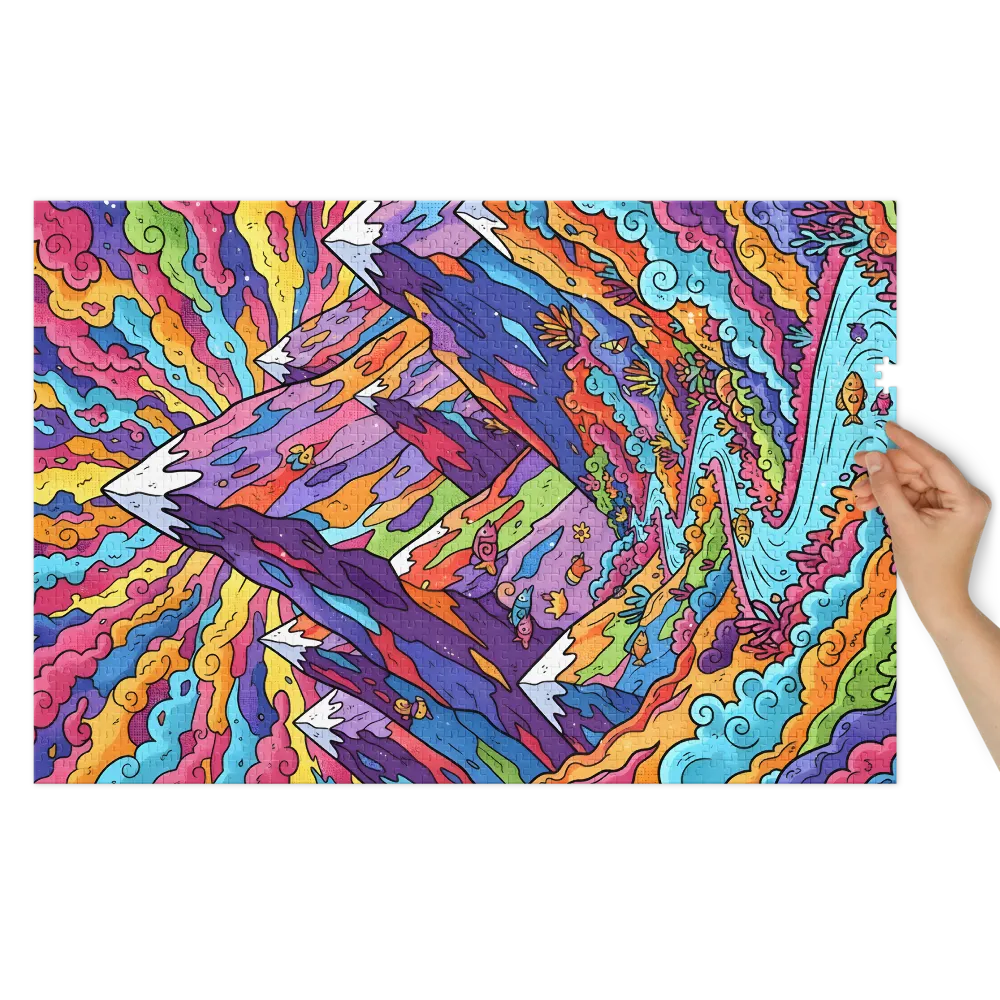 Rainbow Mountain Dream | Jigsaw Puzzles