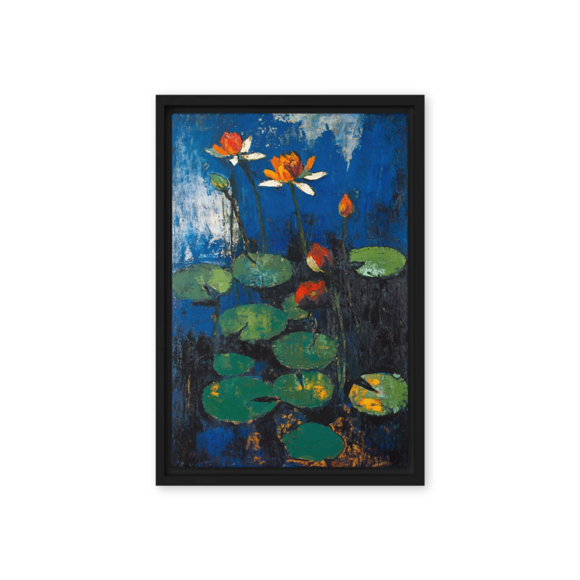 Orange Water Lilies