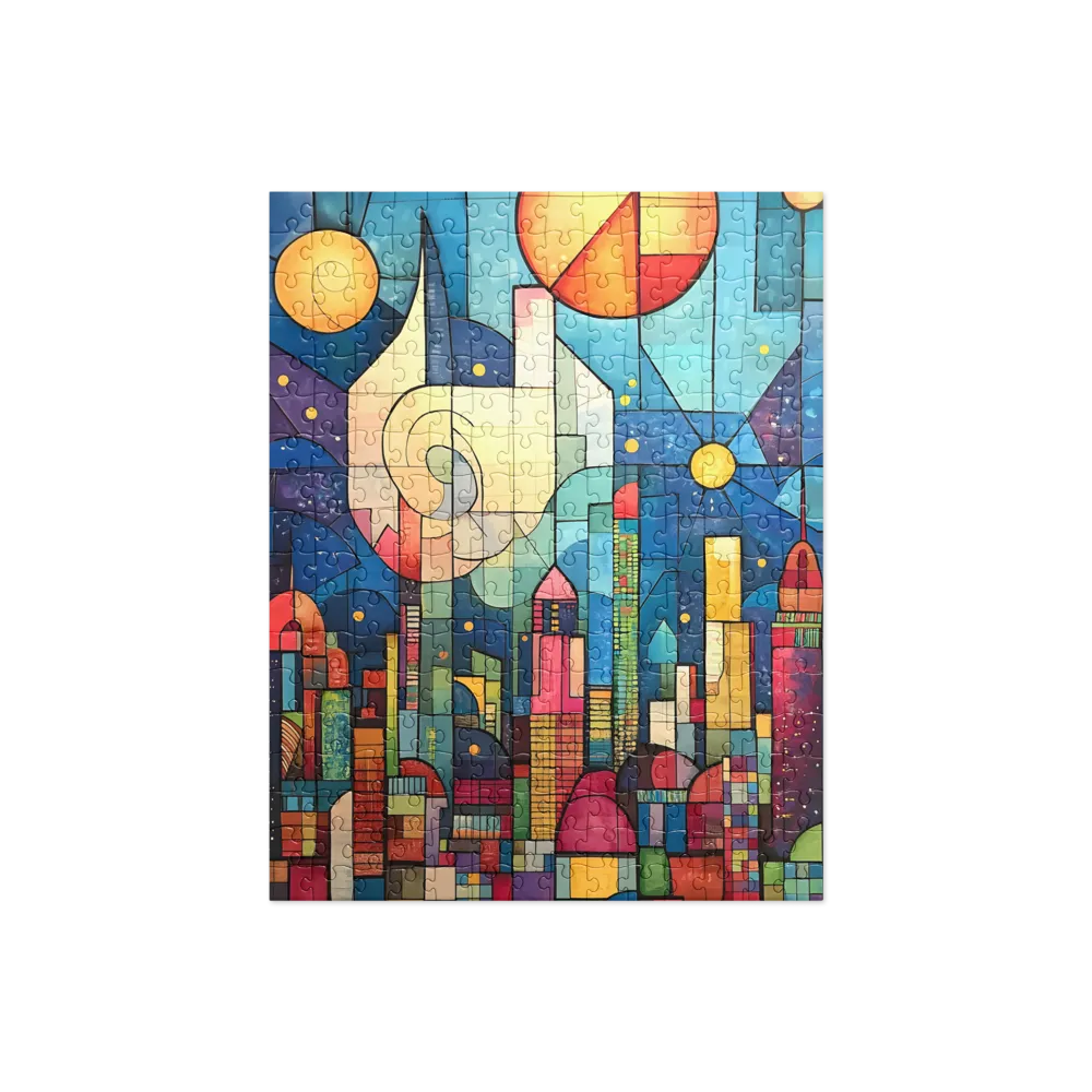 Kaleidoscope Cityscape 
 Jigsaw Puzzle