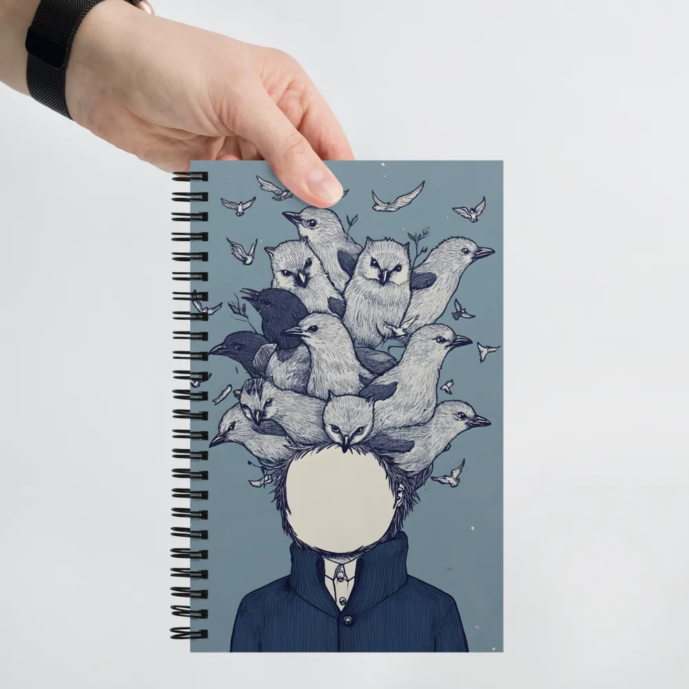 Overrun by Birds 
 Spiral Notebook | 140 pages