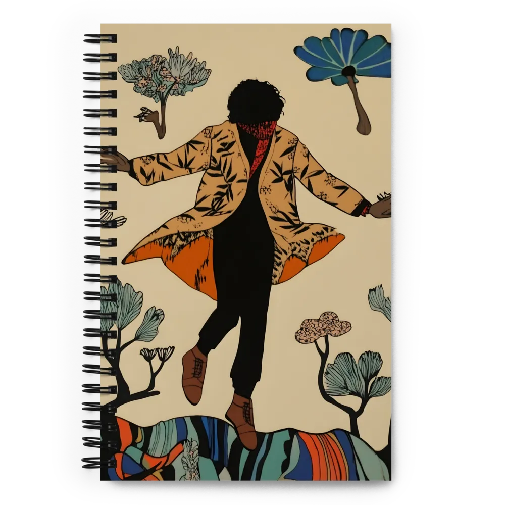 Patterned Wanderer 
 Spiral Notebook | 140 pages