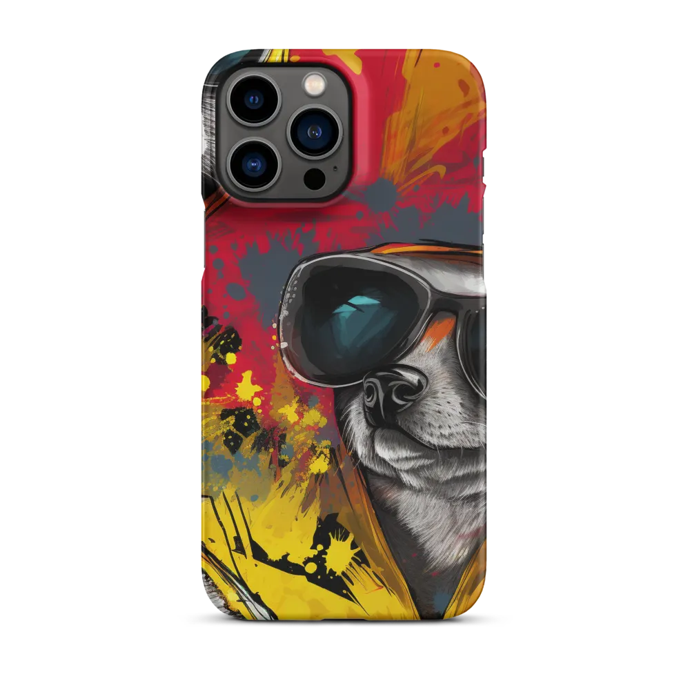 Playful Dogs in Colorful Hoodies | Phone Case