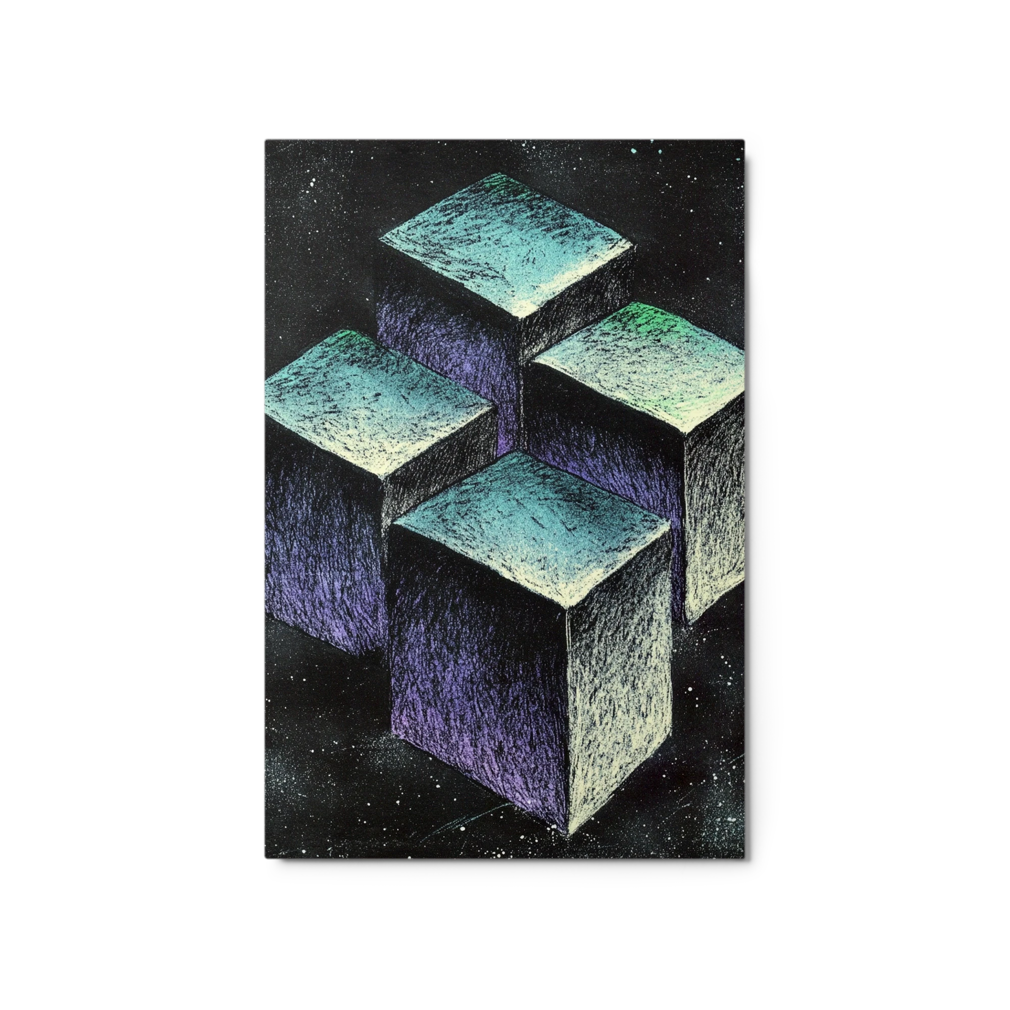 Geometric Blocks Drawing