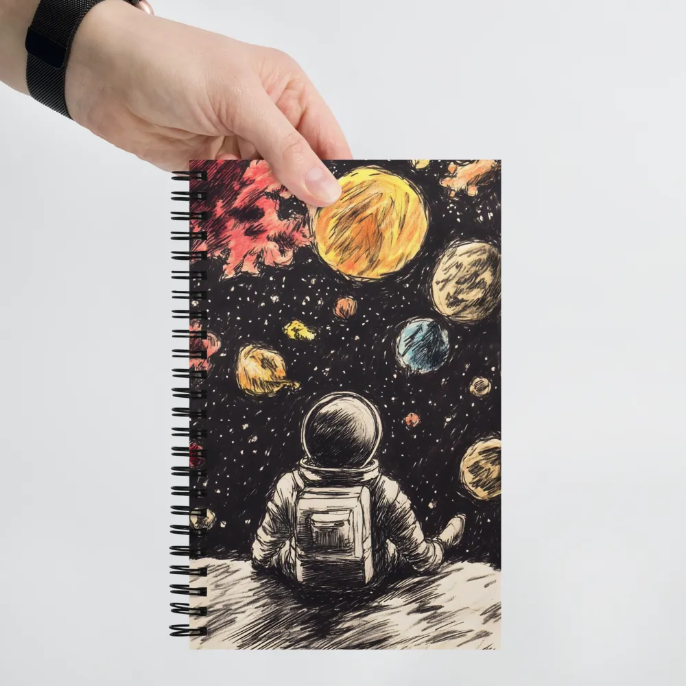 Cosmic Contemplation 
 Spiral Notebook | 140 pages
