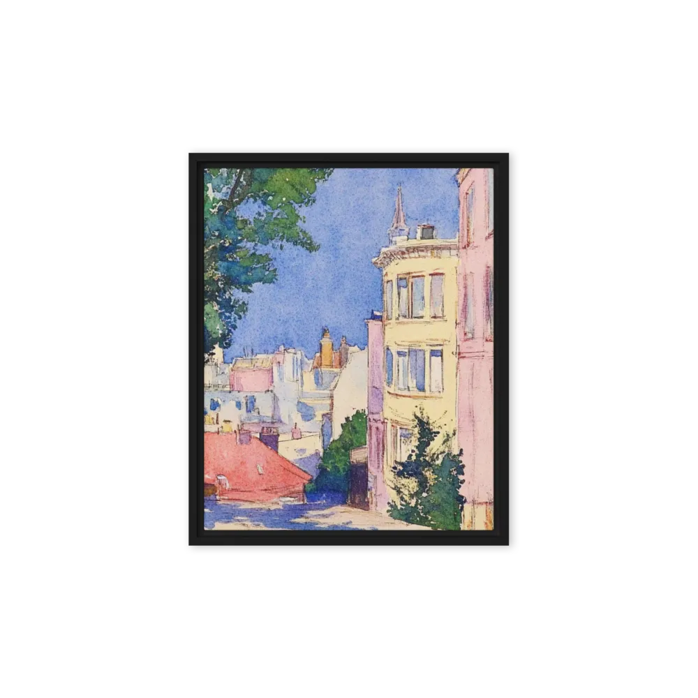 Urban Vista in Watercolor | Art Print