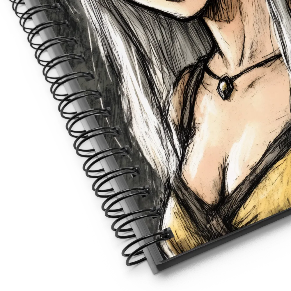 Enchanting Elf Portrait 
 Spiral Notebook | 140 pages