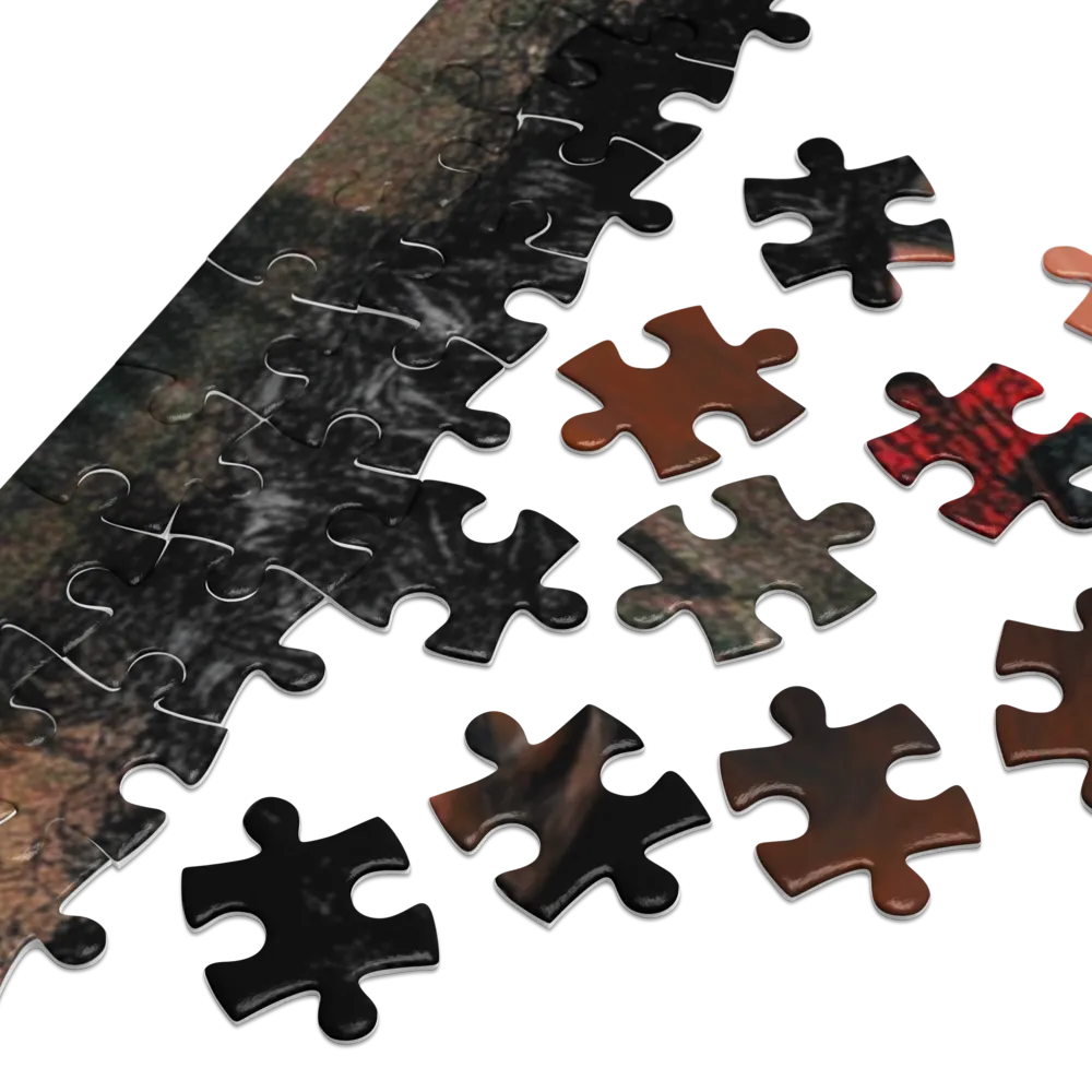 Digital Portrait of Woman with Curly Hair | Jigsaw Puzzle (252/520 pieces)