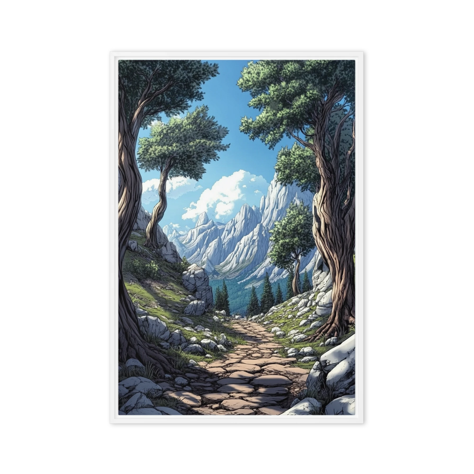 Serene Mountain Path | Art Print