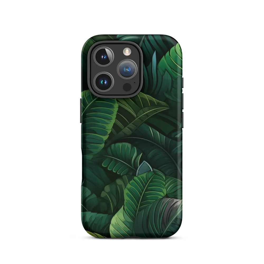 Tropical Foliage Digital Art | Phone Case